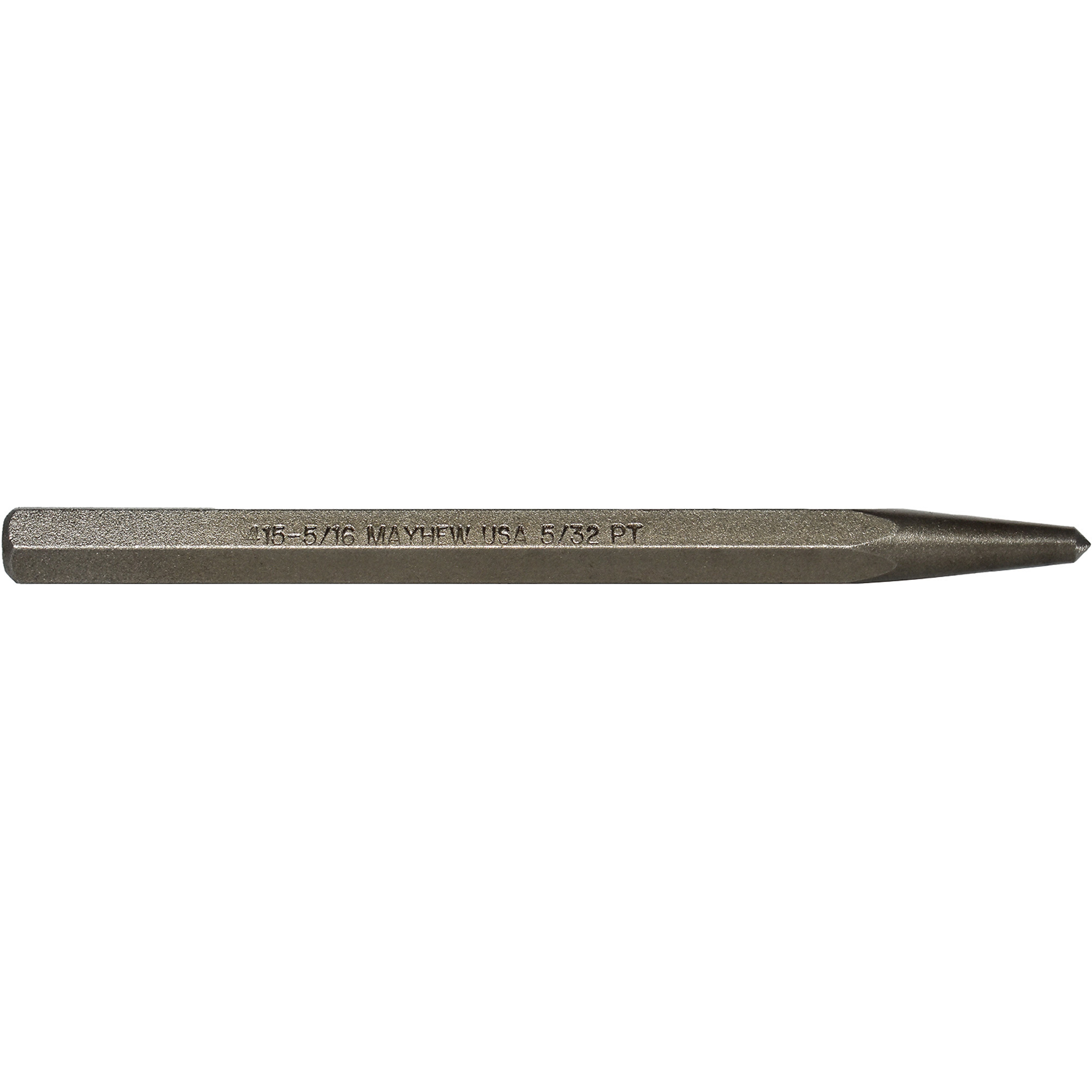 Mayhew Center Punch, 5/16in. x 4 1/2in., Model# 41202